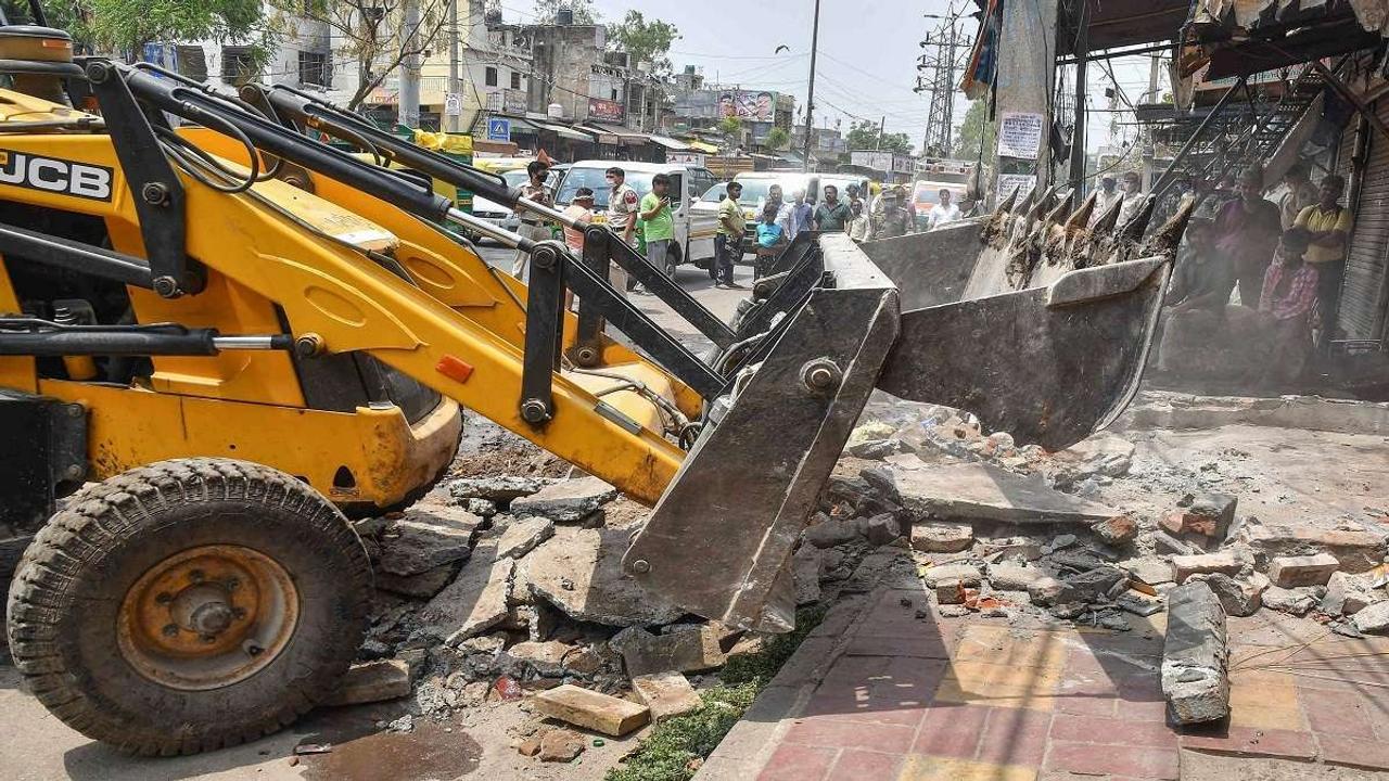 Demolition drive in Delhi