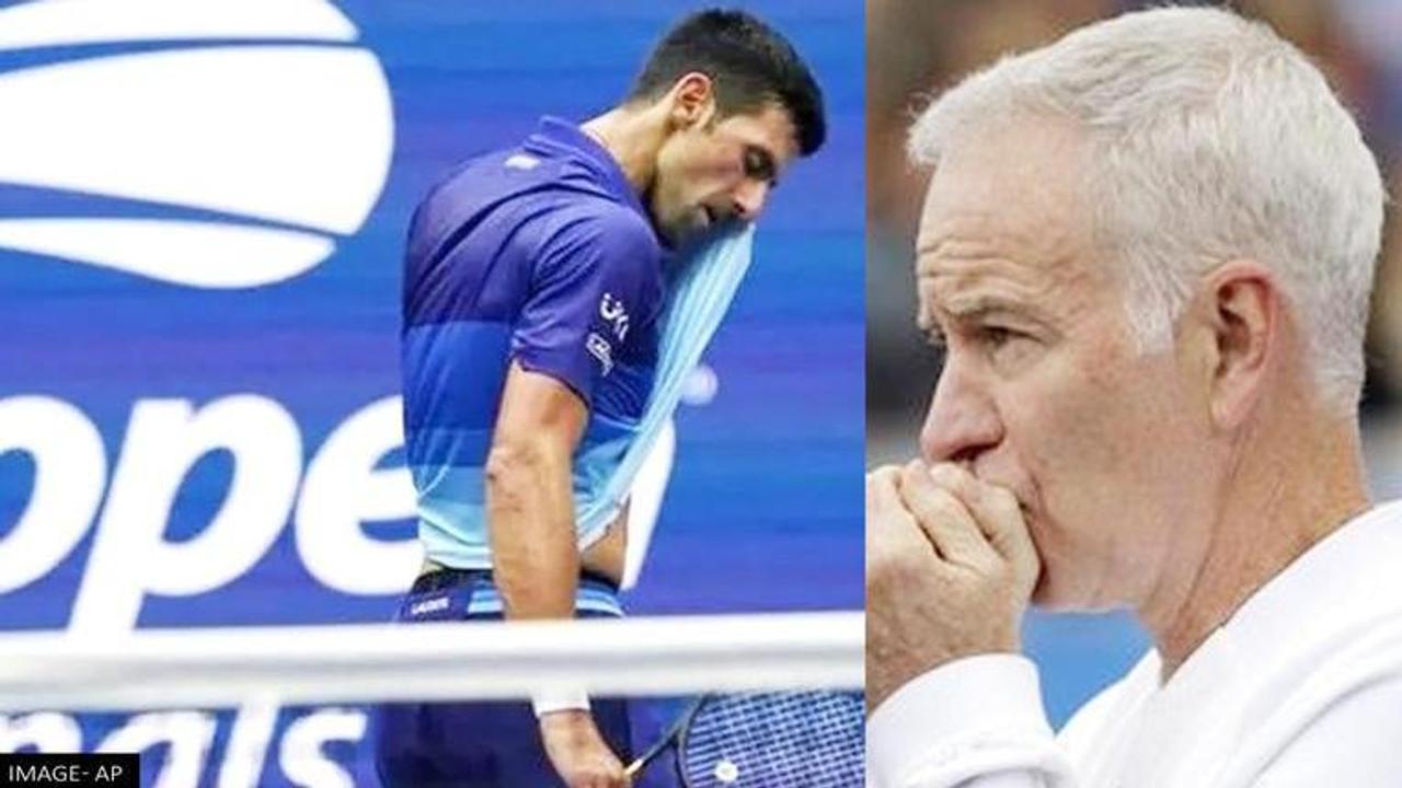 Novak Djokovic and John McEnroe