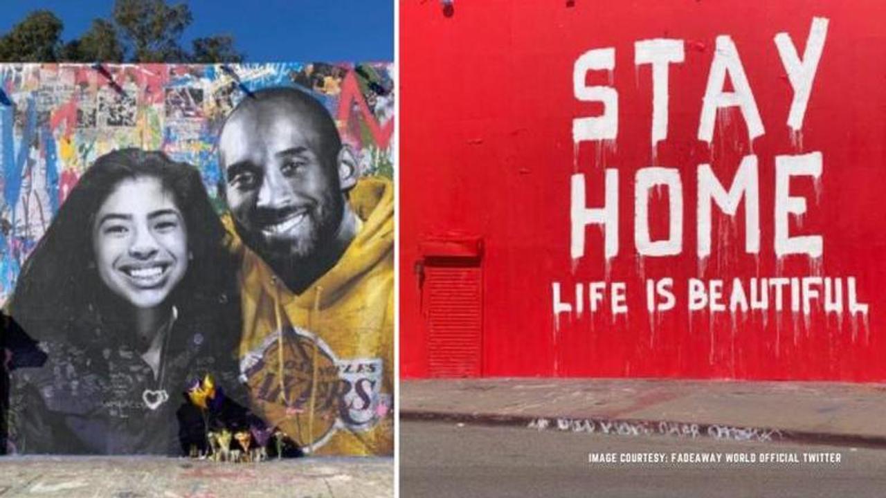 Kobe bryant mural painted over