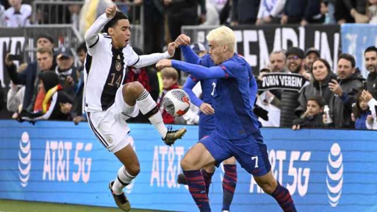 A glimpse of Germany vs US football match