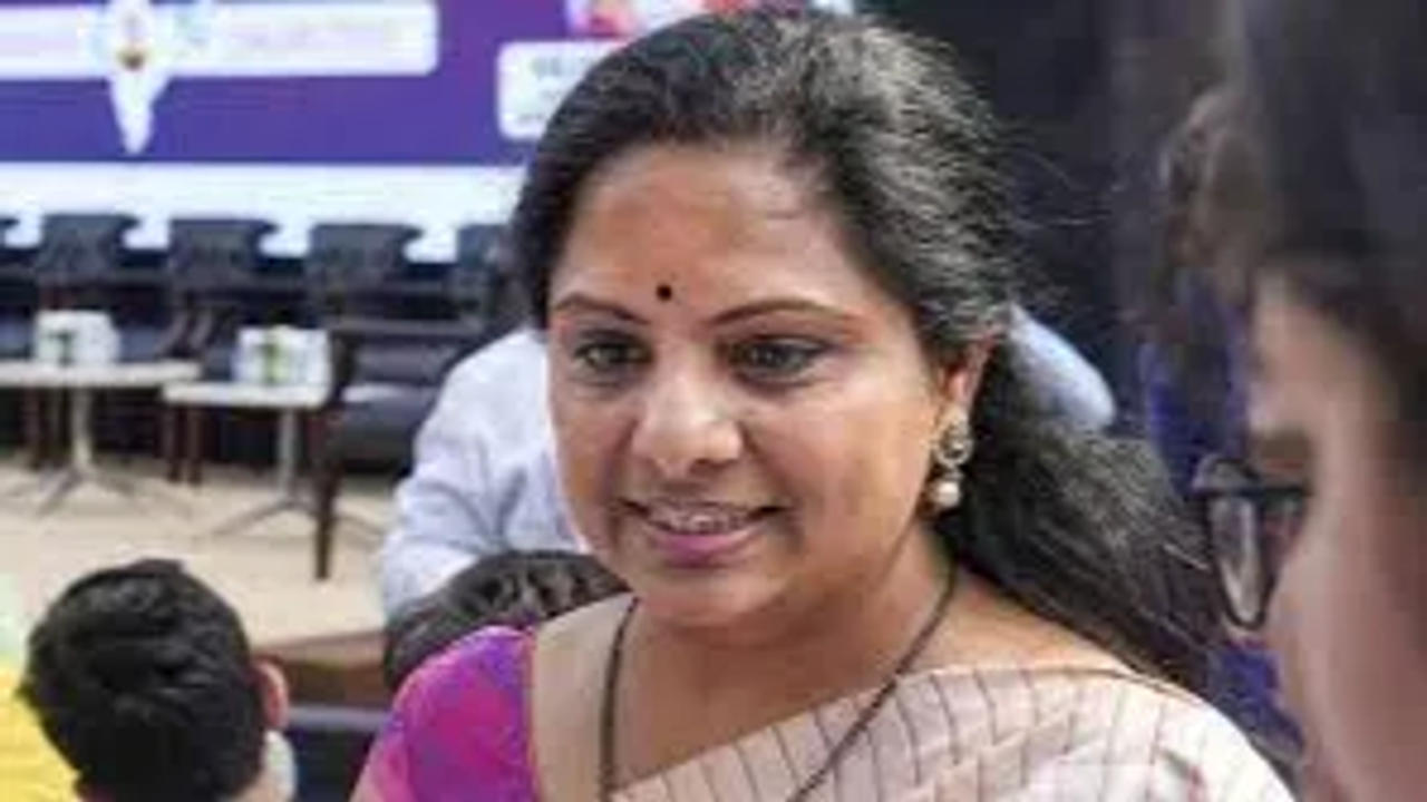 Bharat Rashtra Samithi (BRS) leader K Kavitha. 