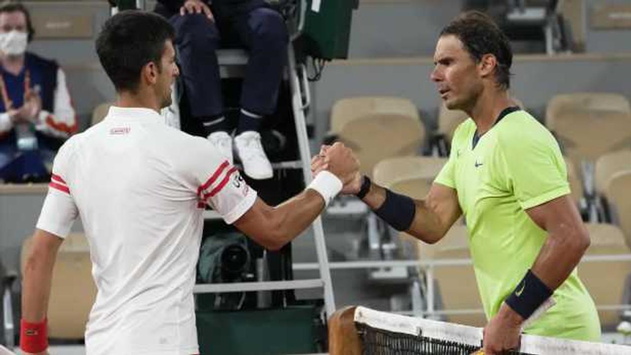 Rafael Nadal and Novak Djokovic