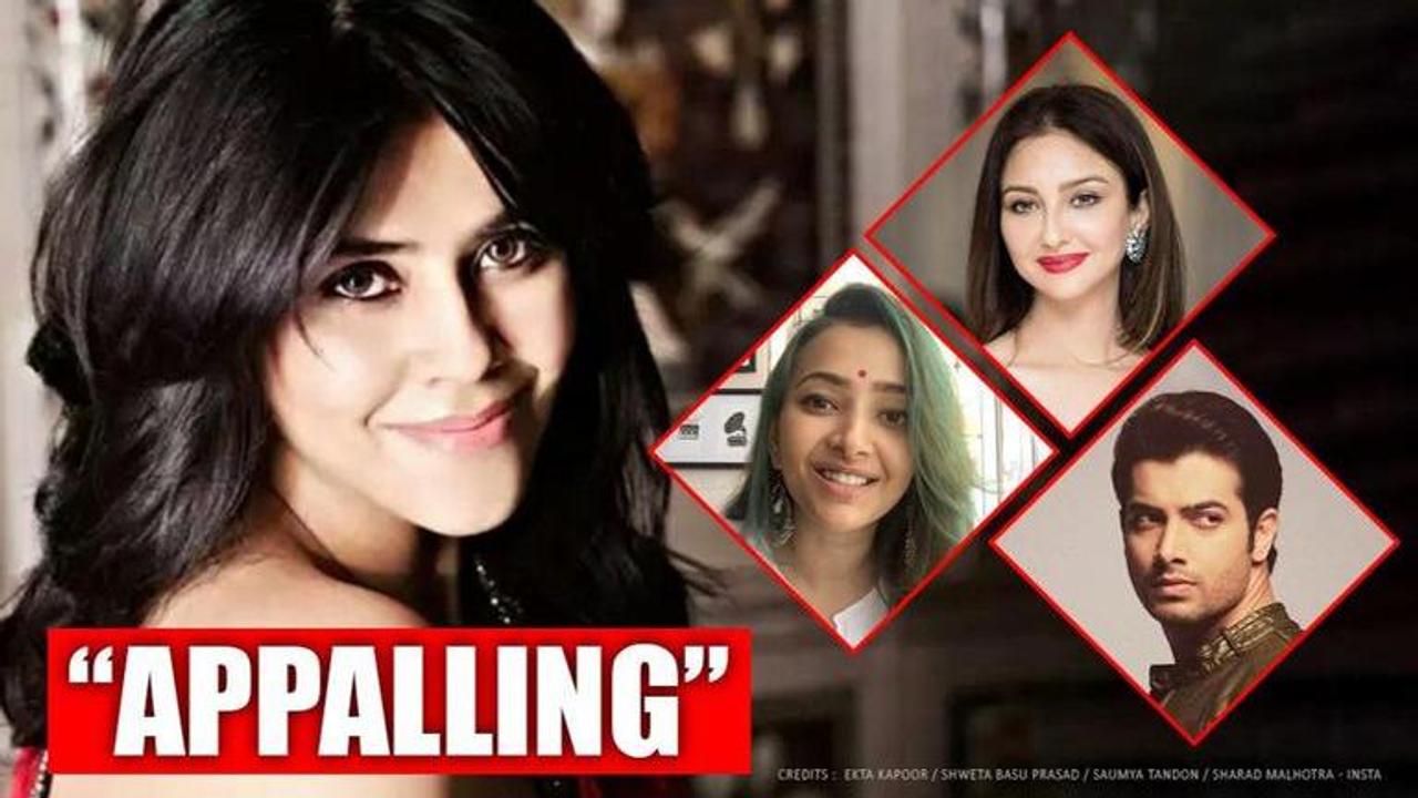 Celebs term threats against Ekta Kapoor 'unacceptable' as she reacts to series controversy