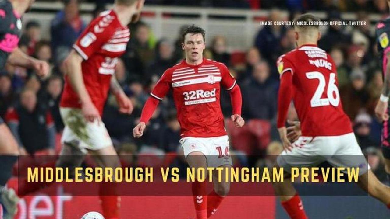 Middlesbrough vs Nottingham Forrest