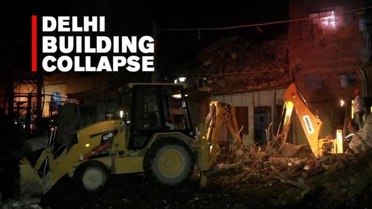 Delhi building collapse