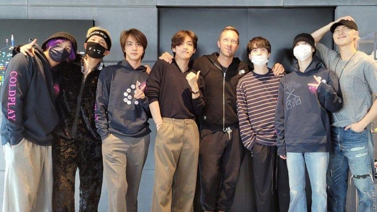 Coldplay with BTS