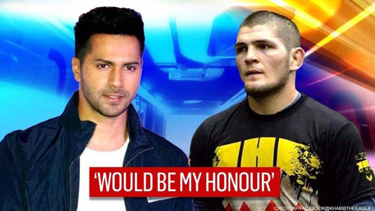 Varun Dhawan receives video message from Khabib Nurmagomedov, invites former for a 'spar'