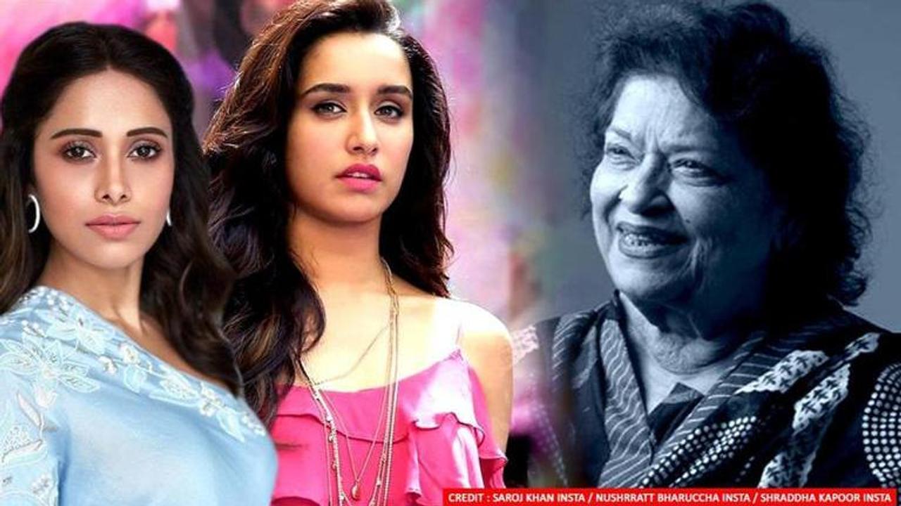 Saroj Khan's death: Nushrratt shares old memory, Shraddha pens heartfelt note