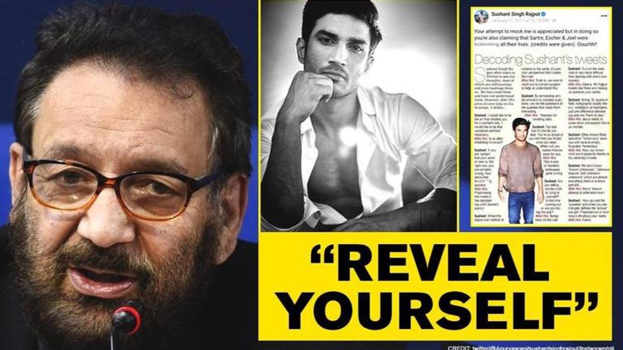 Shekhar Kapur fumes at 2017 article mocking Sushant Singh Rajput, dares, 'prove me insane'