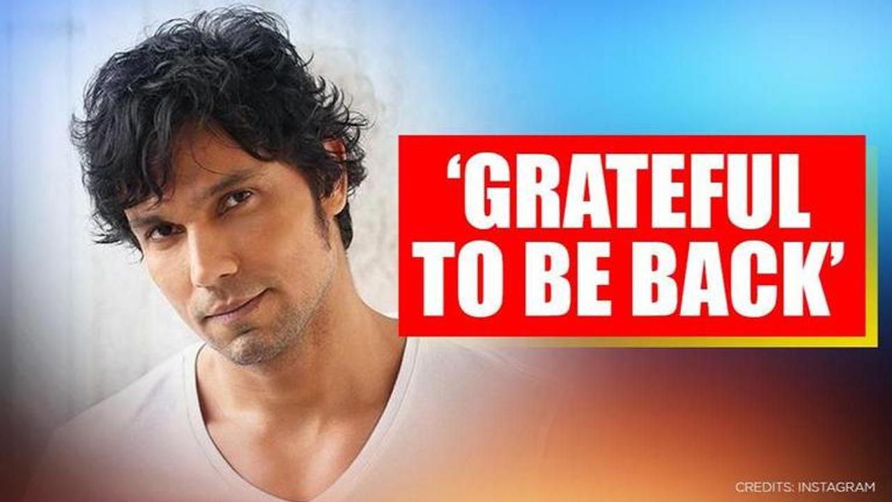 Randeep Hooda resumes work on 'Radhe,' shares a picture from the studio