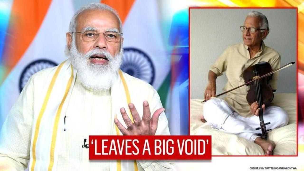 Violinist TN Krishnan passes away: PM Modi offers his condolences