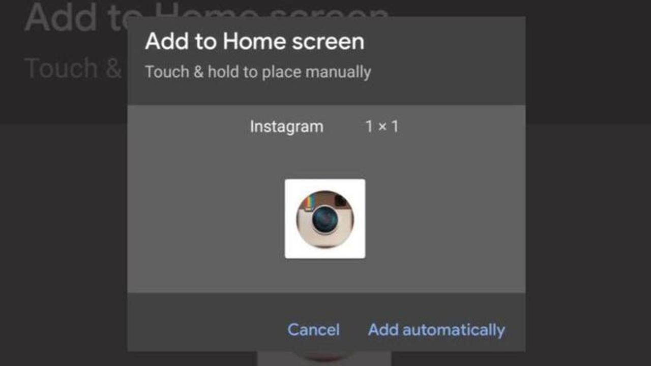 instagram icon won't change