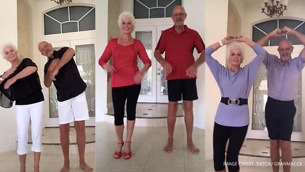 grandparents dancing