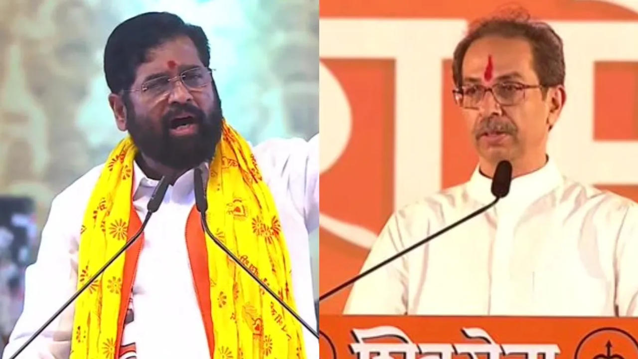 Uddhav Thackeray Eknath Shinde Dussehra rally