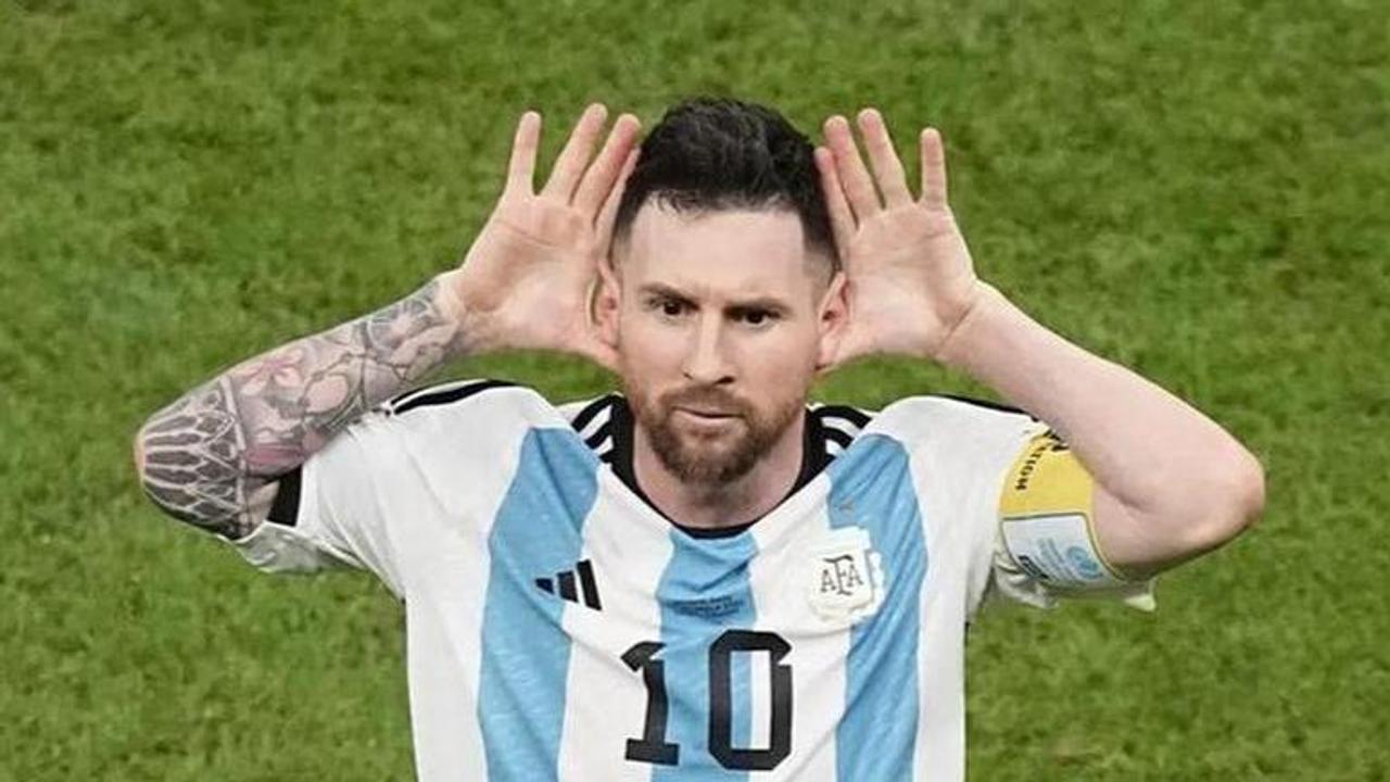 Lionel Messi after Argentina vs Netherlands FIFA World Cup game