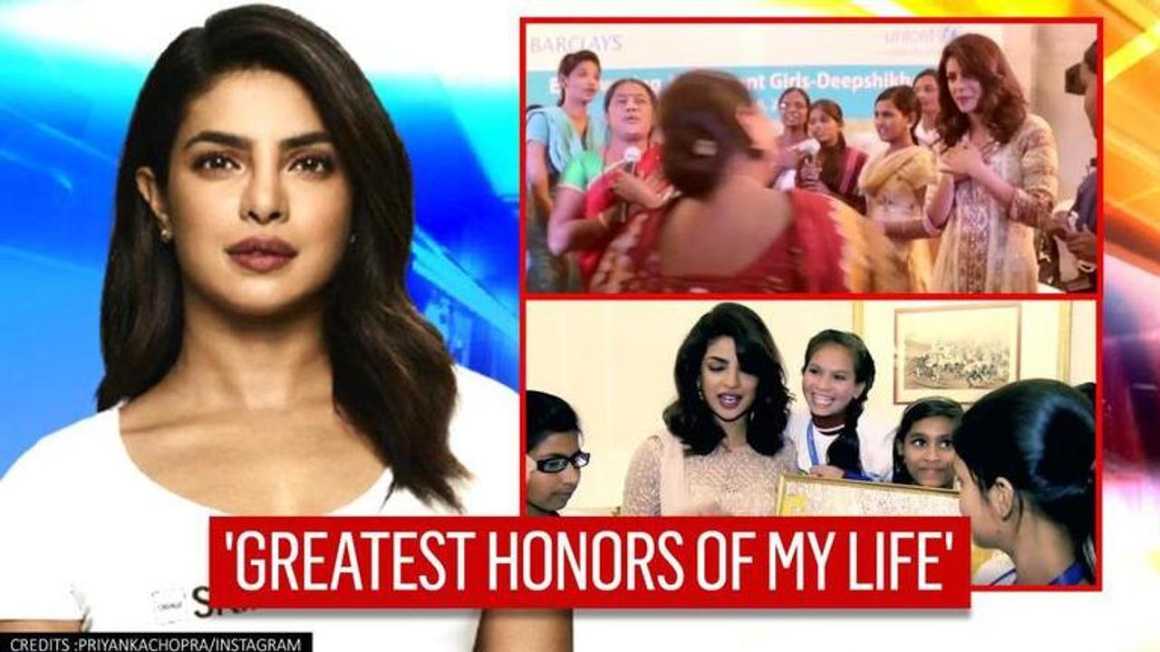 Priyanka Chopra recalls her journey with UNICEF, says 'had the privilege of helping'