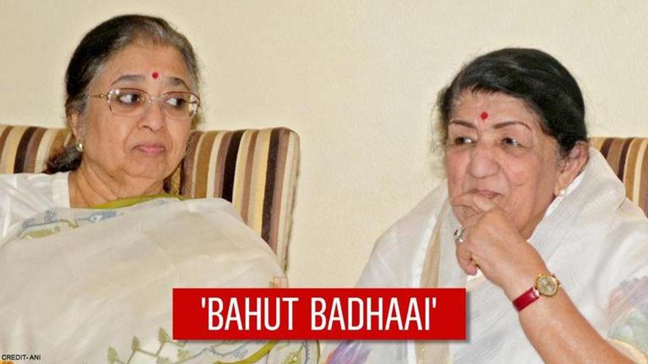 Lata Mangeshkar pens heartfelt wishes on sister Usha's b'day, blesses her with long life