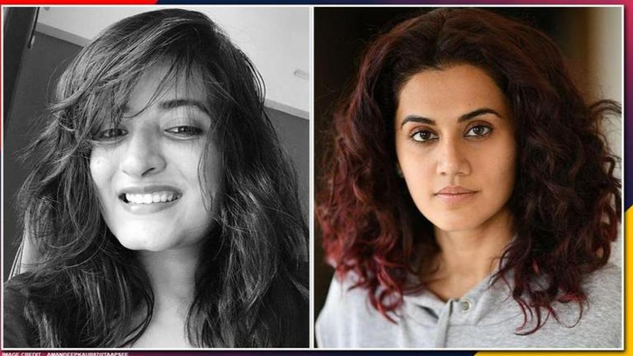 Stylist Amandeep Kaur gives a glimpse of shooting session with Taapsee Pannu