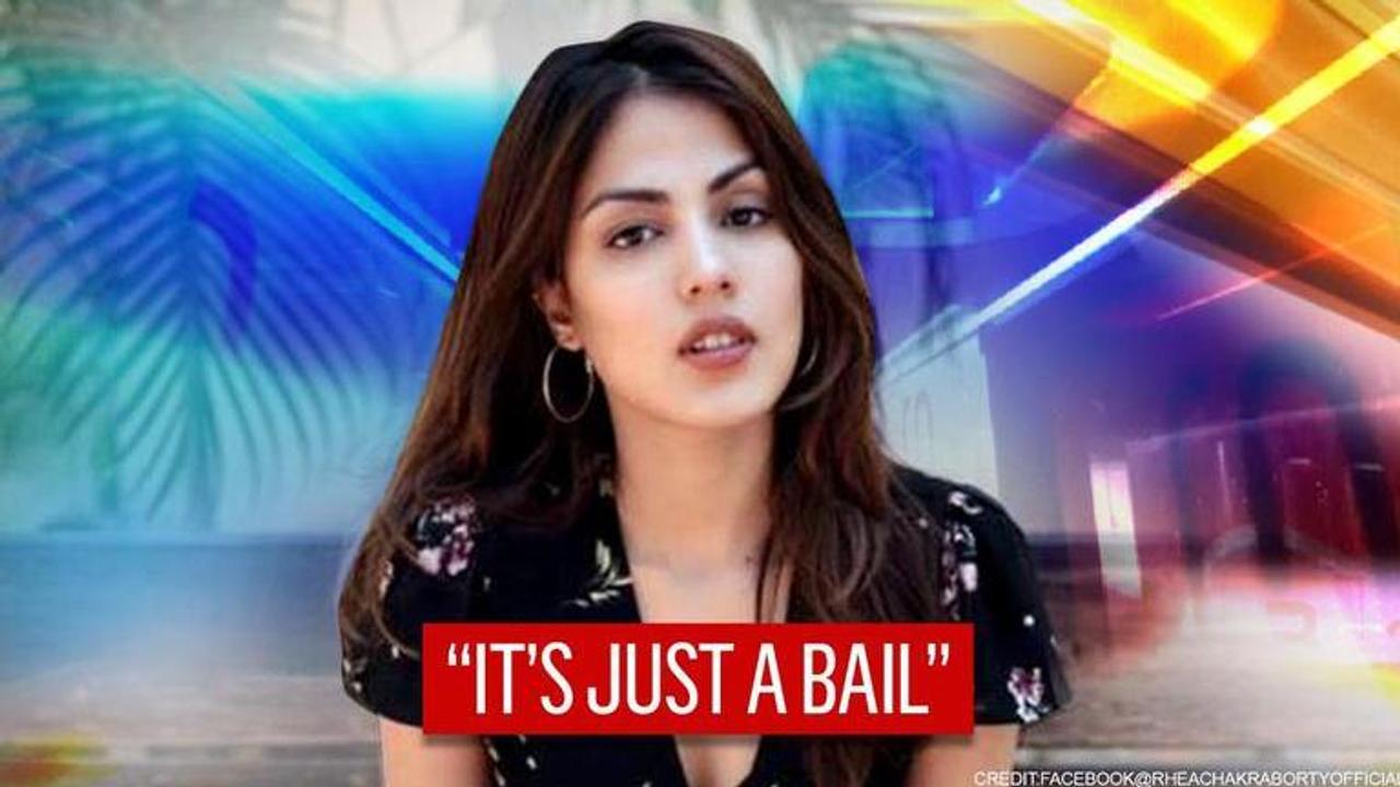 Rhea Chakraborty's bail 'celebrated' by B'wood stars, netizens ask if she 'won gold medal'