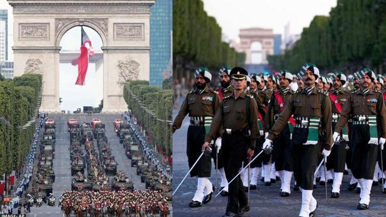 France Indian soldiers Bastille Day rehearsal