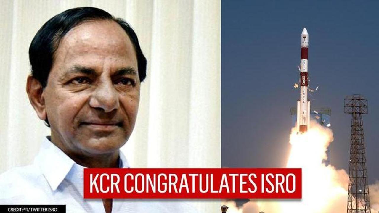 KCR congratulates on ISRO's first commercial launch of PSLV-C51/Amazonia-1 mission