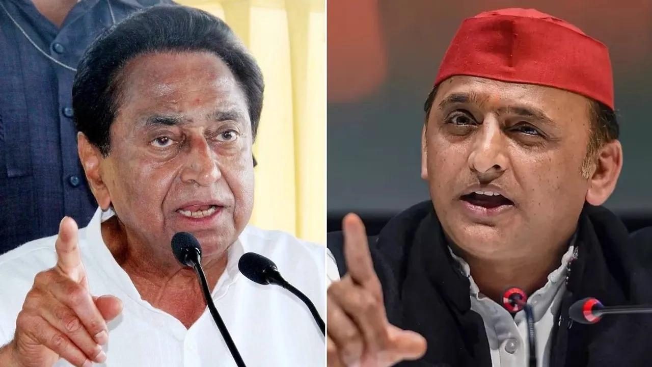 Kamal Nath and Akhilesh Yadav 