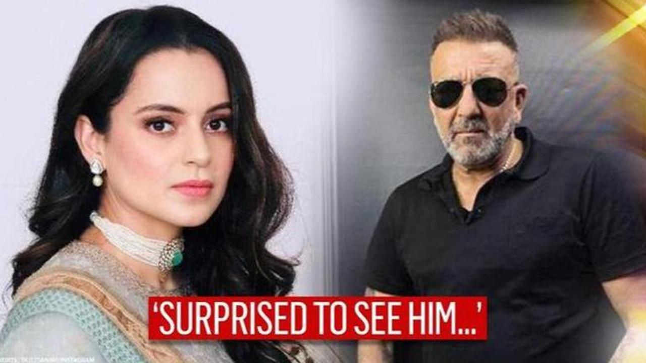 Kangana Ranaut meets Sanjay Dutt in Hyderabad, says 'looked even more handsome & healthy'