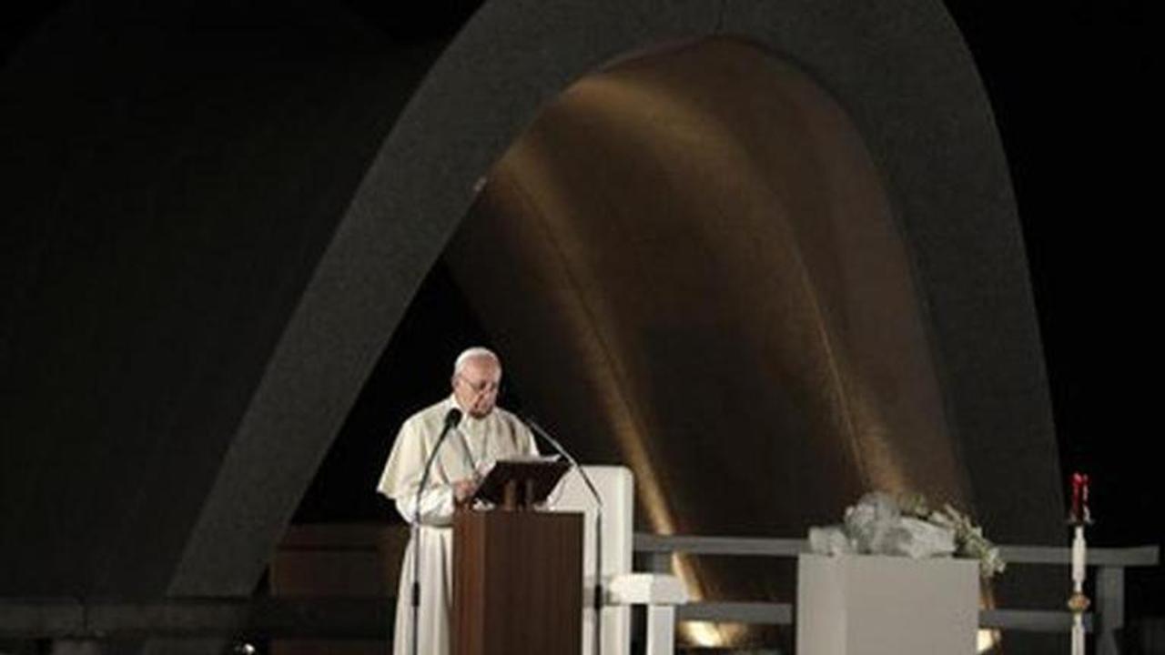 Pope on Hiroshima: Possession of nuclear weapons