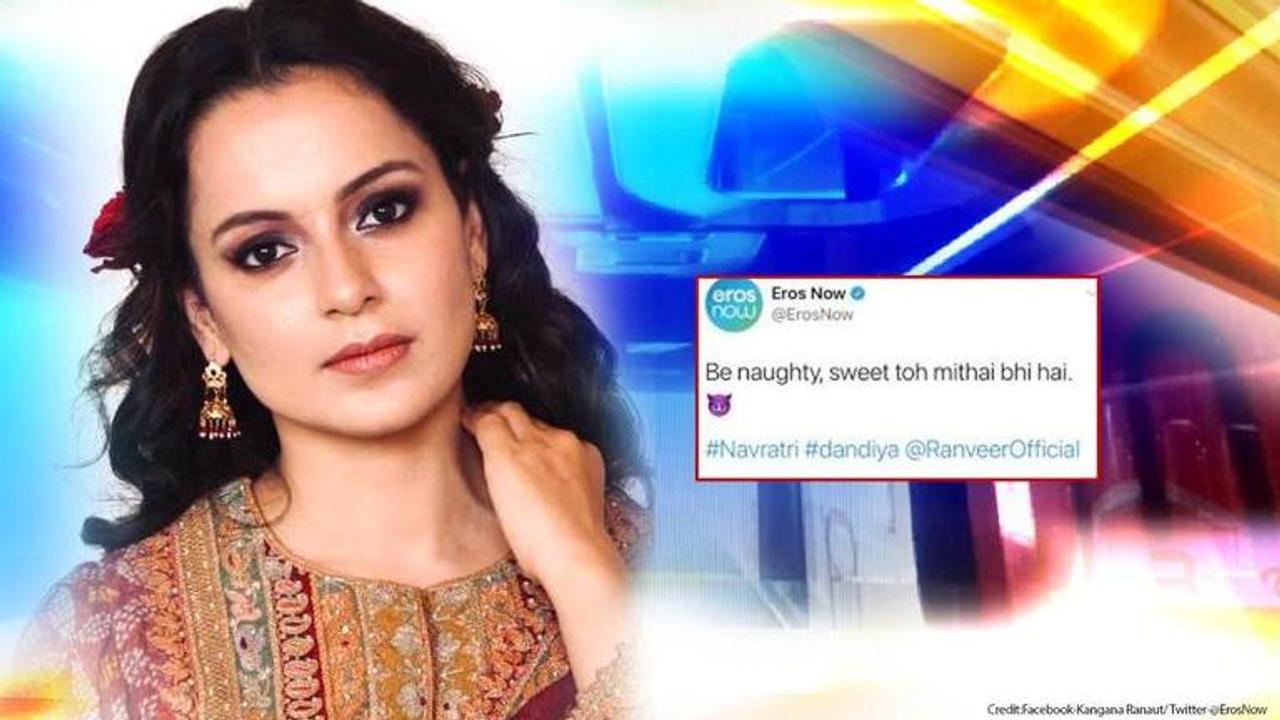 Kangana Ranaut fumes at Eros Now over Navratri tweets, extends flak to all OTT platforms