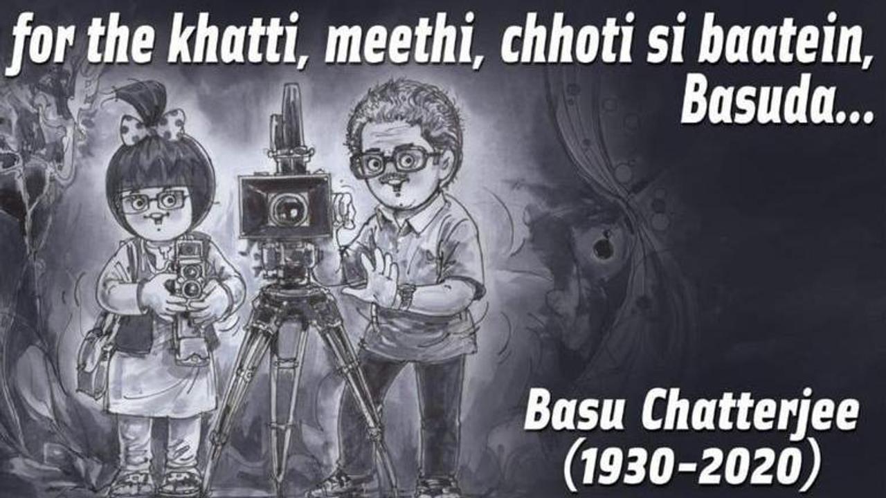 Amul had paid tribute to the late Basu Chatterjee with an apt doodle