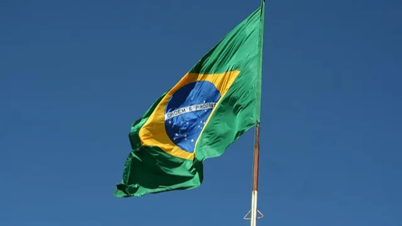 The national flag of Brazil