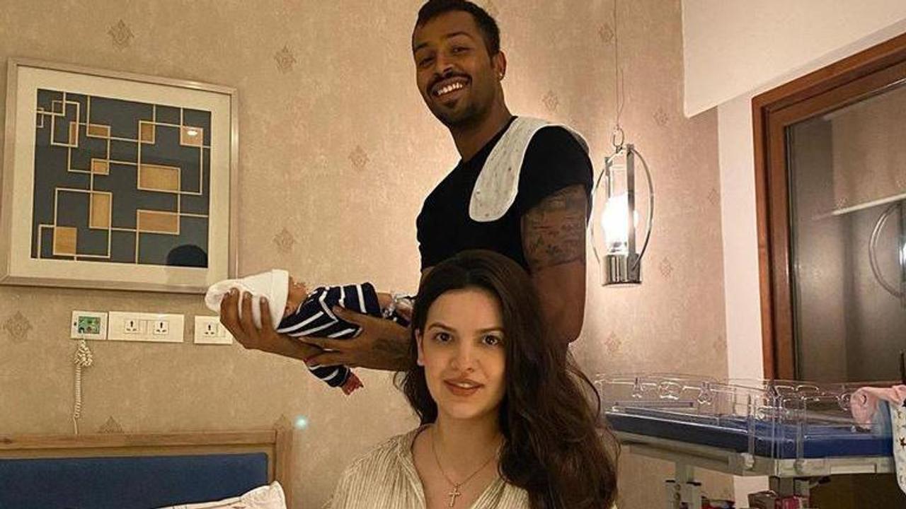 Natasa Stankovic reveals son's name as he completes one month; Hardik Pandya drops comment