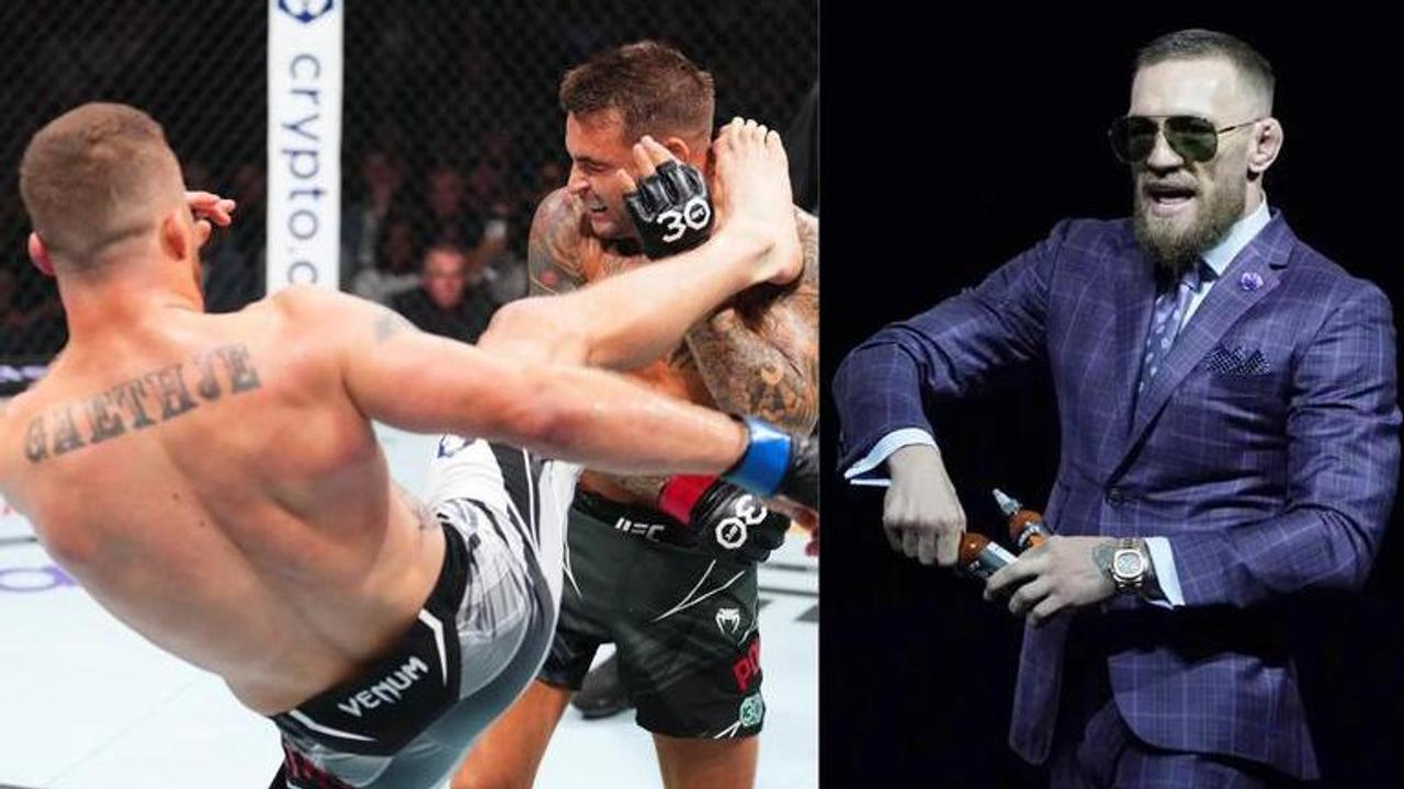 Conor McGregor, Justin Gaethje, Dustin Poirier