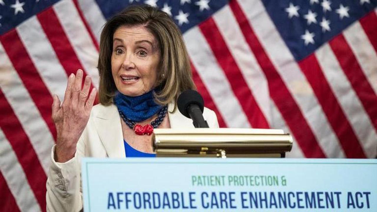 With a jab at Trump, Pelosi unveils new 'Obamacare' bill