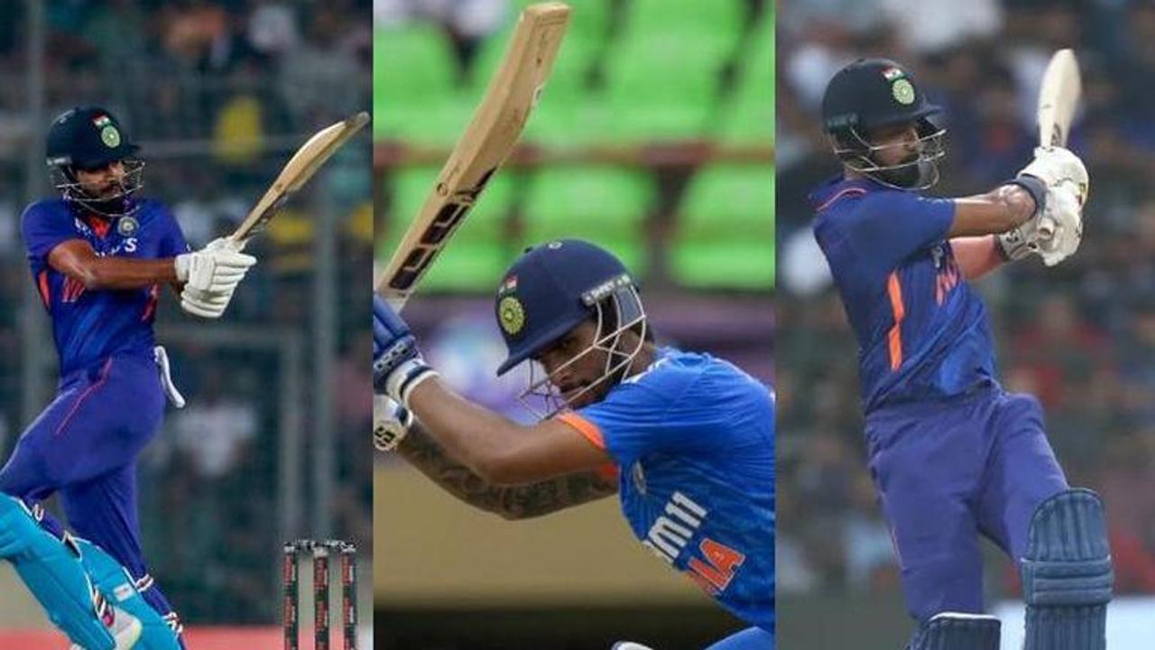 KL Rahul, Tilak Varma, Shreyas Iyer