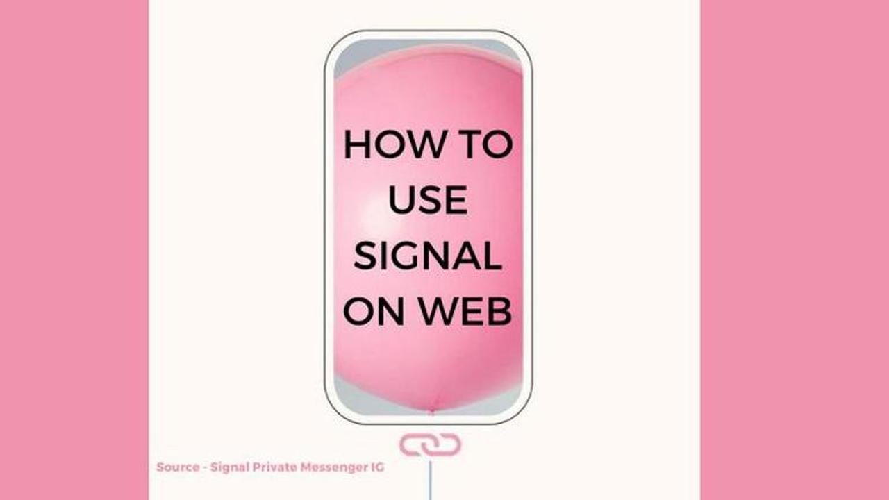 does signal have a web app like whatsapp web