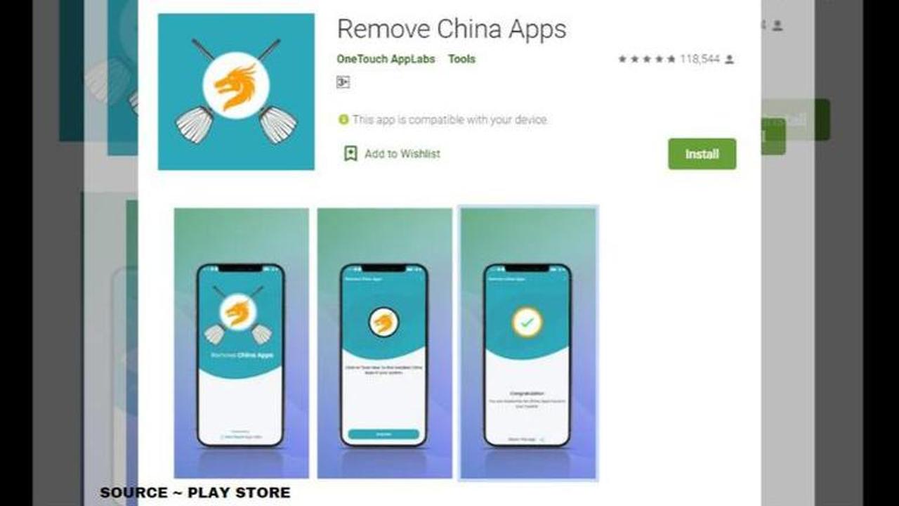 what is the remove china apps