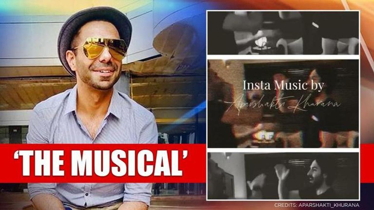 Aparshakti Khurana gives musical twist to the childhood game, leaves netizens into splits