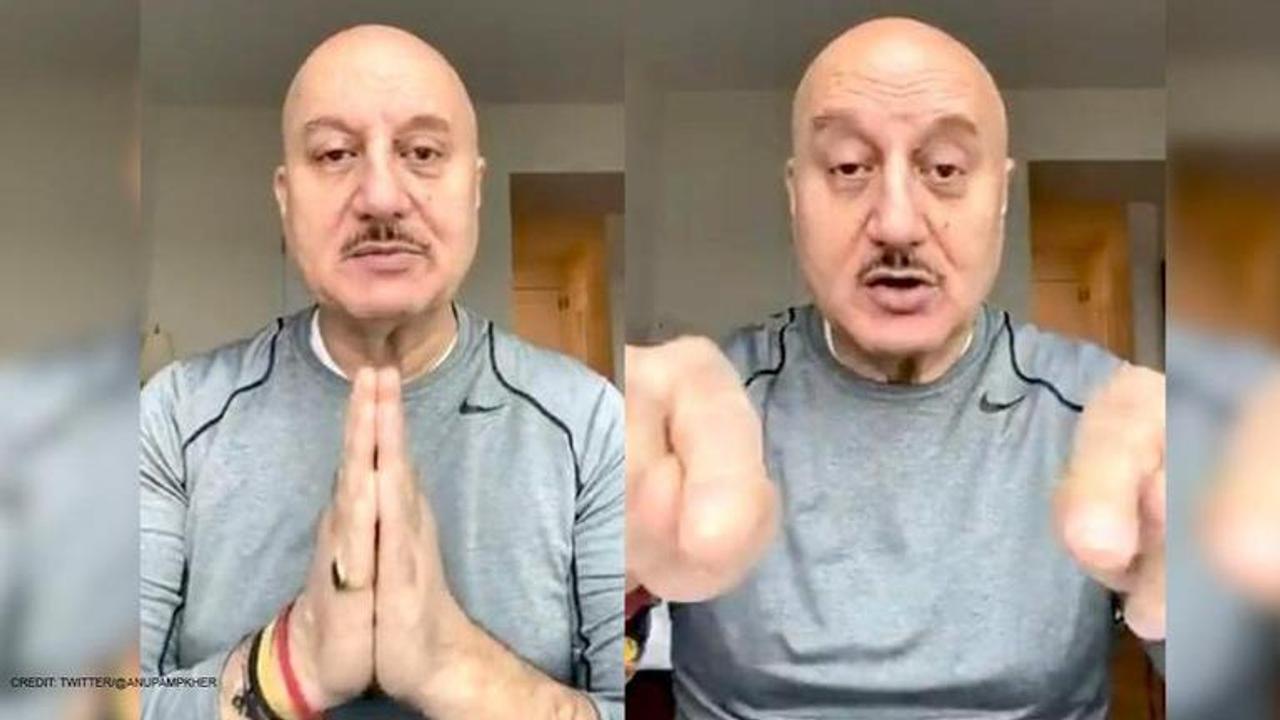 Coronavirus: Anupam Kher makes a 'plea' to his followers with a video message, watch