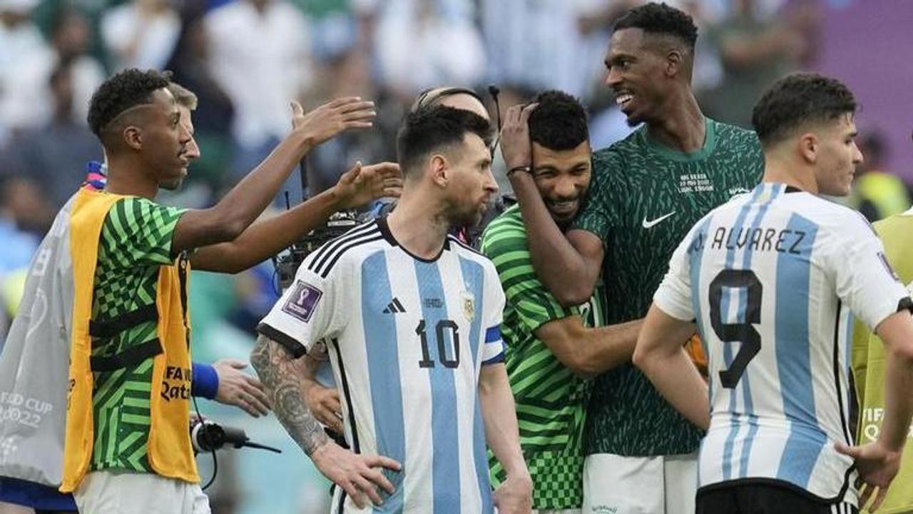 Lautaro Martinez and Lionel Messi