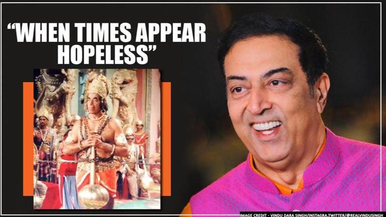 Ramayan: Vindu Dara Singh enjoys serial, shares pic of father as Hanuman with COVID prayer