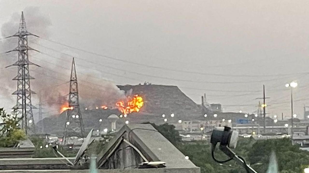 Ghazipur landfill fire 