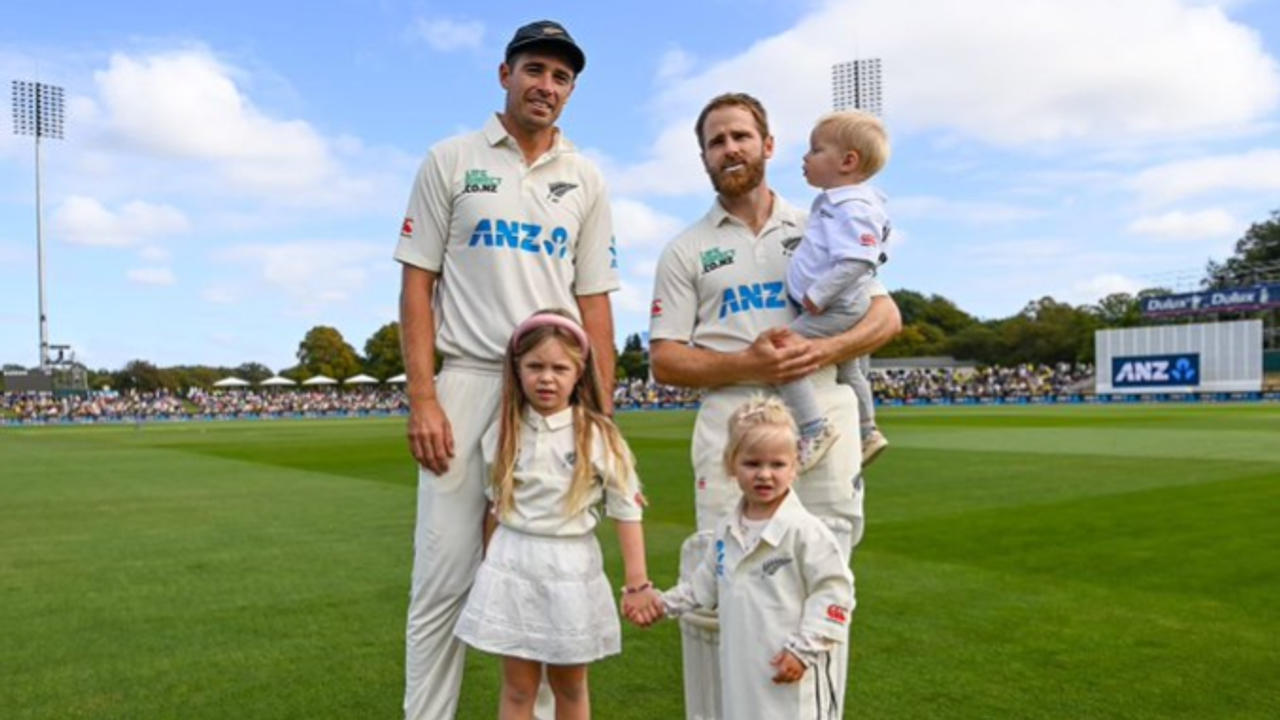 Kane Williamson and Tim Southee