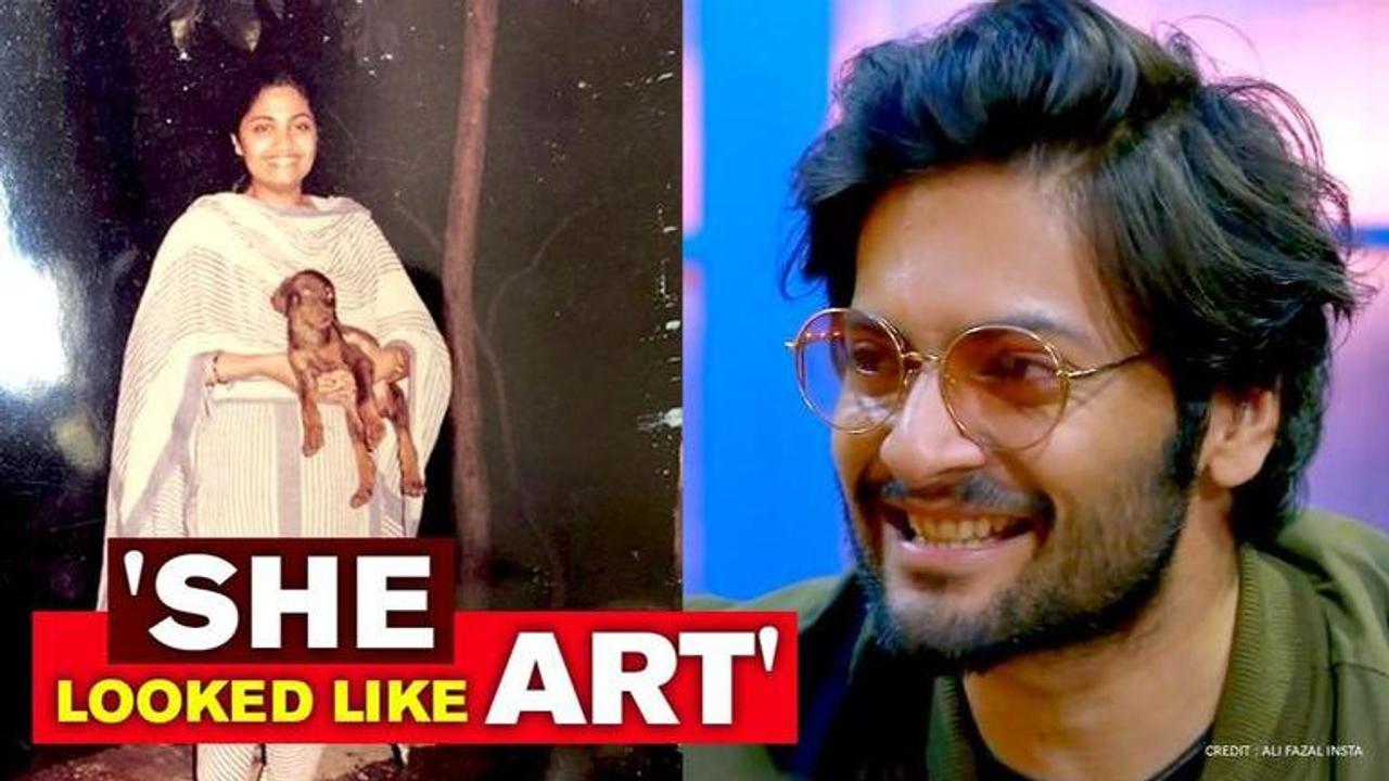 Ali Fazal quotes mother Uzma Saeed in his old memories, shares old memories