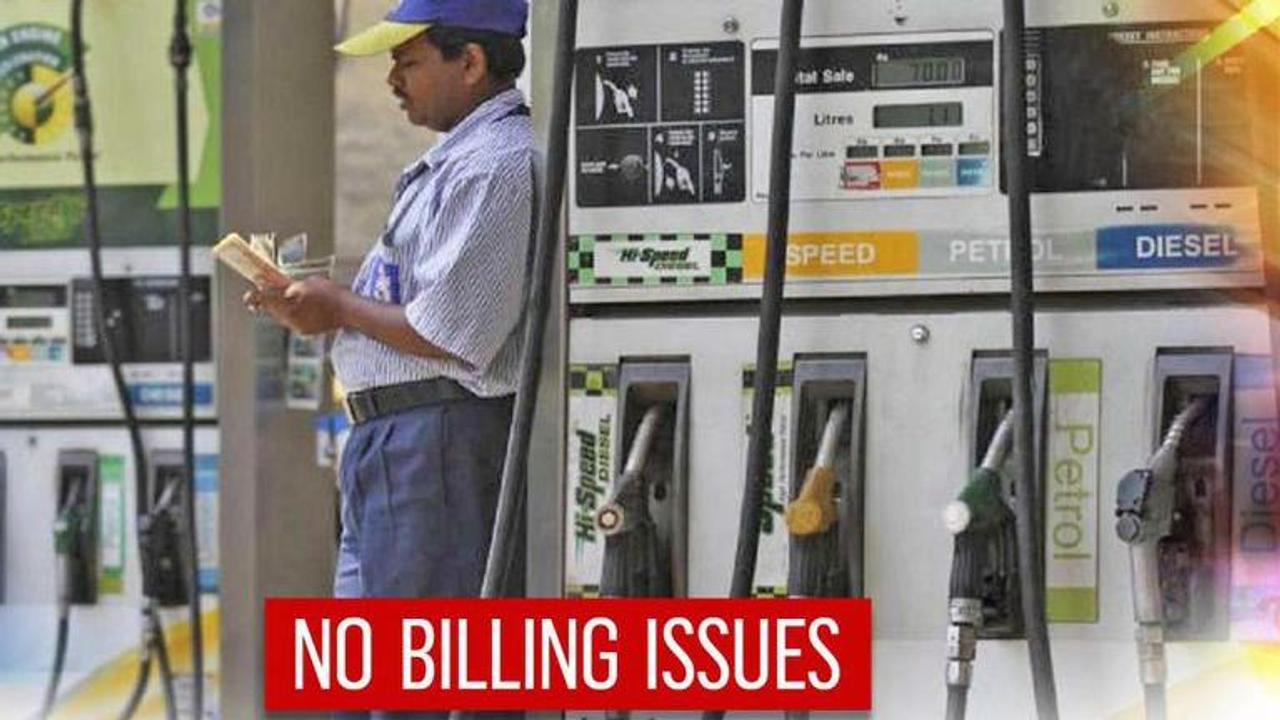 No billing issues at petrol-diesel  pumps after fuel prices reach 3-digit value