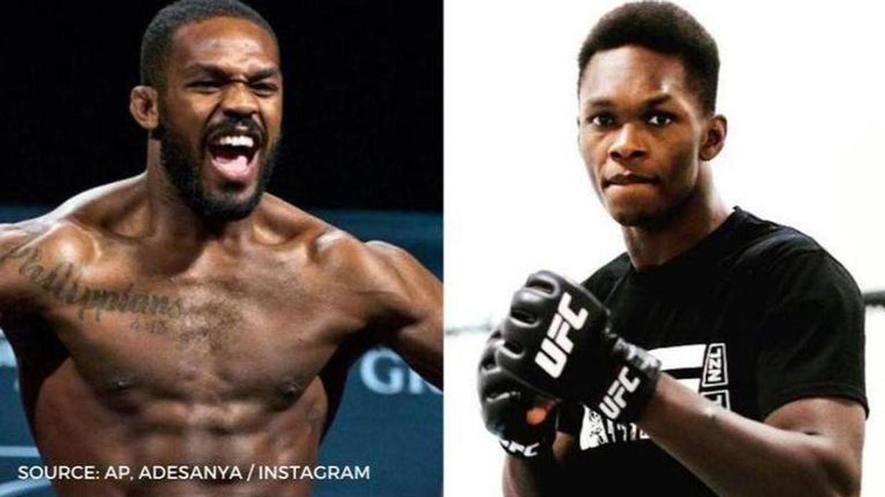 Israel Adesanya and Jon Jones