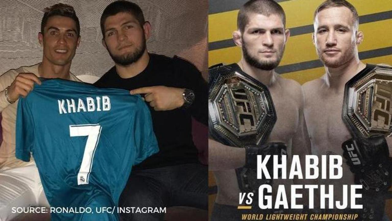 Cristiano Ronaldo thinks Khabib Nurmagomedov would defeat Justin Gaethje at UFC 254