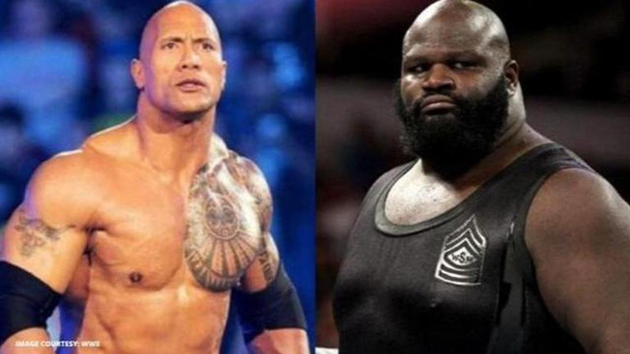 Mark Henry and The Rock