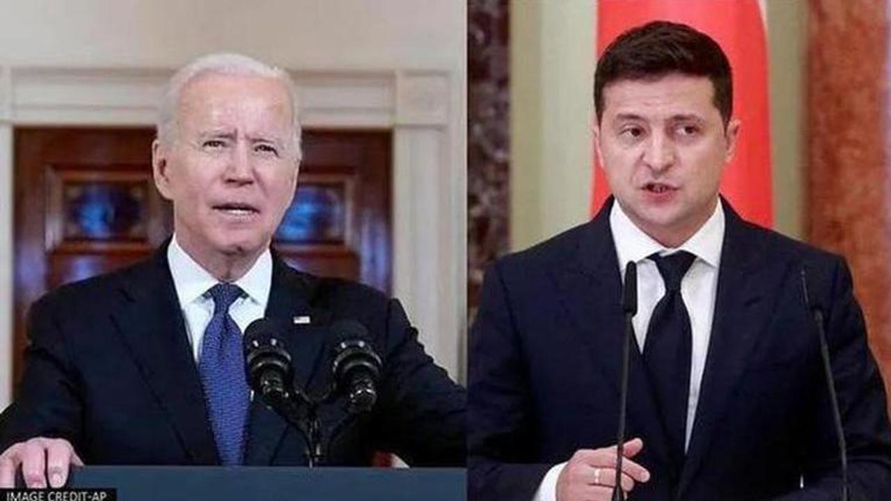 Ukrainian President and Biden