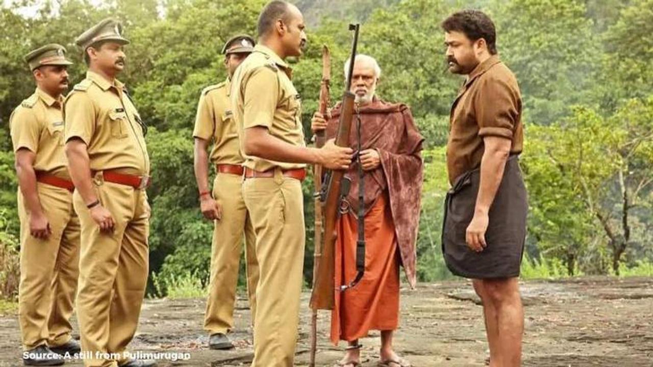 where is pulimurugan filmed?